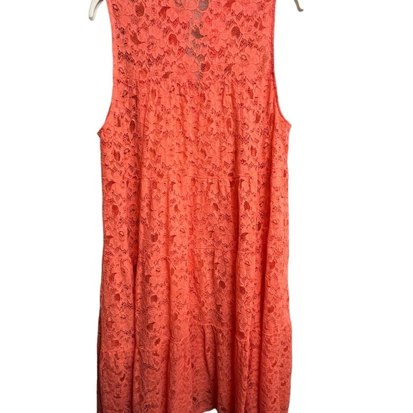 Sunny Studio - Paris - Peach ๐ Orange Lace Sundress. Size XL pit - pit 22โ - Picture 5 of 10